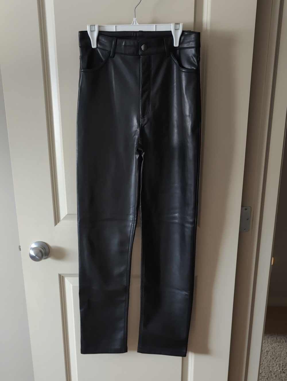 Dynamite Black Faux Leather Pants